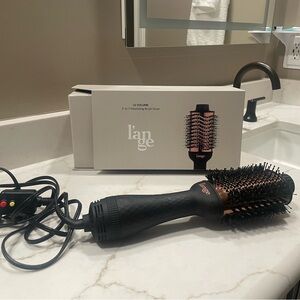 Lange Black and Gold Hair Volumizing Brush Dryer